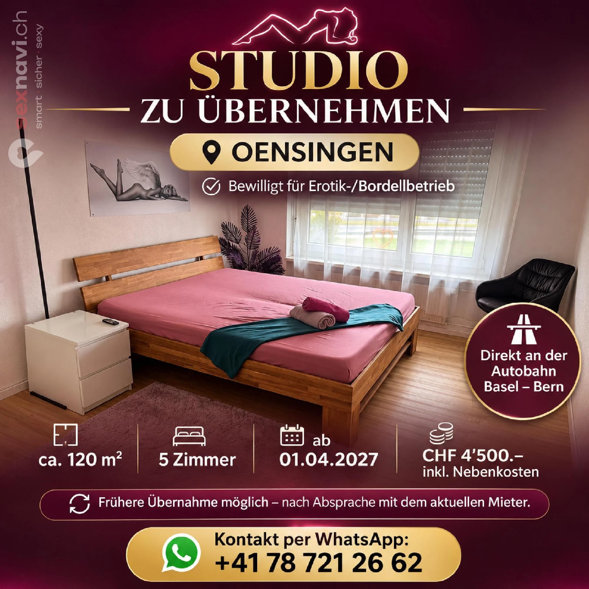 5 Zimmer Studio / SO 120 m2 seit 30 Jahren Oensingen, Schweiz, Solothurn