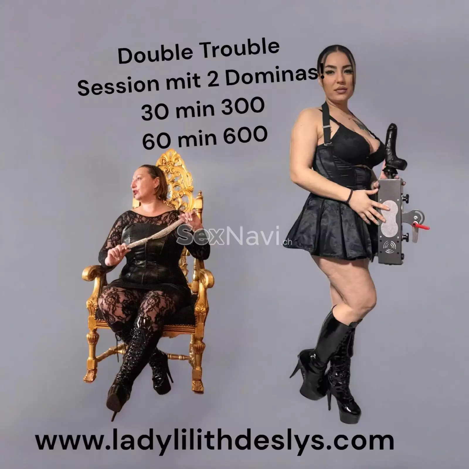 Double Trouble Session mit 2 Dominas St.Gallen, Zürich Umgebung, Thurgau, Schweiz, St. Gallen