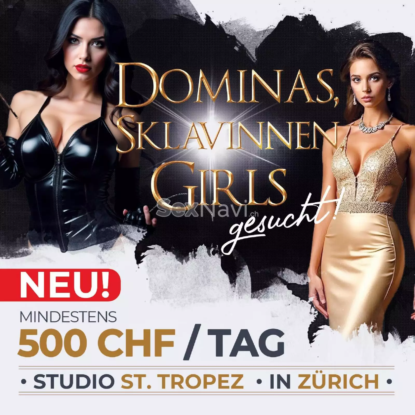 Min. 500 CHF / Tag für Girls Sklavinnen Dominas Zürich Umgebung, Volketswil, Zürich Stadt, Aargau, Schweiz