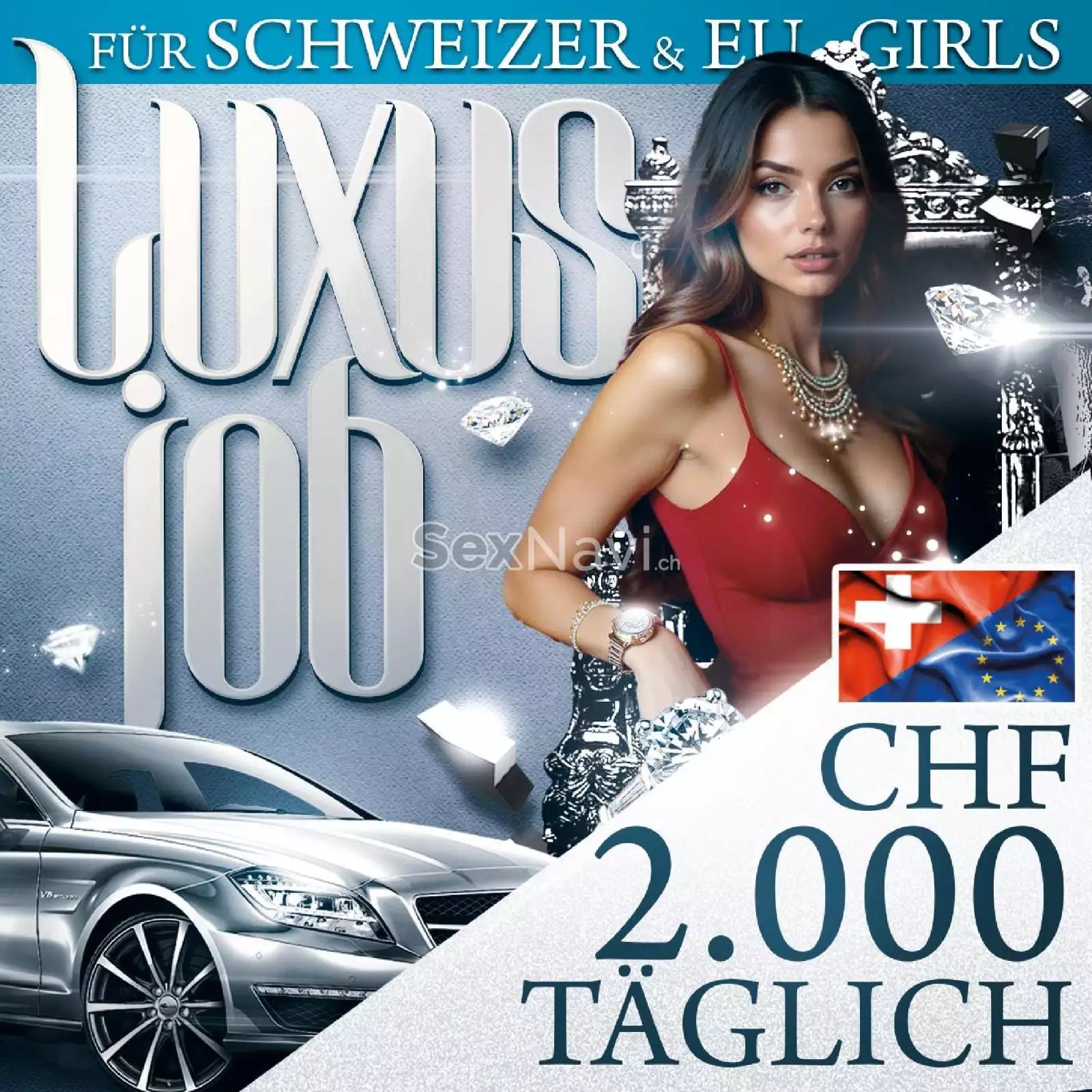 2.000,-/Tag möglich für Schweizer und EU Girls Zürich Umgebung, Volketswil, Zürich Stadt, Aargau, Schweiz