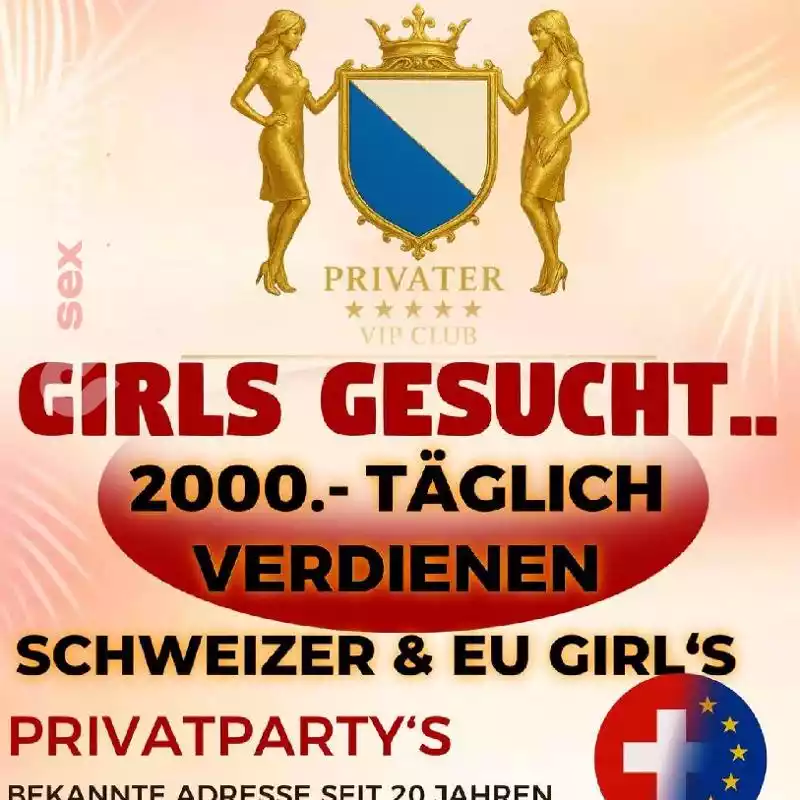 2.000,-/Tag möglich für Schweizer und EU Girls Zürich Umgebung, Volketswil, Zürich Stadt, Aargau, Schweiz